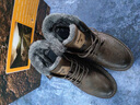 Jeep棉靴男冬季麂皮絨加厚馬丁靴男戶(hù)外抗寒防滑皮毛一體工裝靴子男 卡其色（運動(dòng)碼） 41 曬單實(shí)拍圖