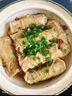 豐收日半成品菜肴蝦仁魚片咕咾肉牛肉粒獅子頭 肉禽菜肴預(yù)制菜快手菜 雞汁鮮肉百葉包360g 曬單實拍圖