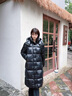 高梵黑金鵝絨服黑珍珠4.0大6格2024新款男女同款長(cháng)款羽絨服 高定巴黎黑【男女同款】 S 【165/鵝絨348克】 曬單實(shí)拍圖