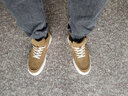 三利泰SANLITAI）春季大碼男鞋加絨加寬休閑鞋46腳寬大號鞋子47男士板鞋 2965黃棕 47 曬單實(shí)拍圖