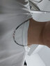 佰譽銀家【閃】925銀男士項鏈 扁蛇骨鏈 女 短款 鎖骨刀片 銀鏈子 寬鏈 情侶裸鏈個性時尚搭配嘻哈 男款/4.5MM寬/長約50CM/重約11克（配證 曬單實拍圖