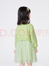 巴拉巴拉童裝女童裙子寶寶連衣裙國風(fēng)拼接蓬蓬網(wǎng)紗裙兒童秋裝洋氣 黃綠41123 150cm 曬單實(shí)拍圖