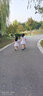 小咕嘟熊童裝女童套裝夏裝兒童套裝星黛露套裙短袖兩件套休閑JK女孩服裝 紫色+包包 140 曬單實拍圖