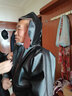 全身下水褲加厚連體水褲皮叉挖藕服水庫抓魚雨褲男防水衣服水鞋 黑橡膠全身褲130絲【袖口款】 42鞋碼 曬單實拍圖