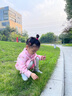 九虞氏兒童漢服旗袍女童長(cháng)袖復古半身裙刺繡古裝漢服連衣裙中國風(fēng)旗袍裙 粉色 120 （適合身高105-112cm） 曬單實(shí)拍圖