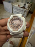 卡西歐（CASIO）女表BABY-G少女時(shí)代女黑金多功能電子防水運動(dòng)手表女 送禮推薦 BA-110X-7A1 白玫瑰金 曬單實(shí)拍圖