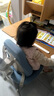 光明園迪G3mini實(shí)木兒童學(xué)習桌椅套裝中小學(xué)生課桌多功能可升降書(shū)桌寫(xiě)字桌 G3mini貴族櫸+A6P椅+冰海藍椅套 曬單實(shí)拍圖