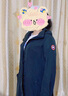 加拿大鵝（Canada Goose）Belcarra 女士風(fēng)衣夾克戶外休閑輕量夾克外套 2424L 61 黑色 L 曬單實(shí)拍圖