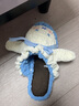 優(yōu)悅居玉桂狗純手工編織拖鞋diy材料包自制毛線(xiàn)針織女成品泡芙花棉拖鞋 玉桂狗款(水晶底材料包) 36碼 曬單實(shí)拍圖