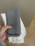 木可克克護腿套 保暖護小腿女jk小腿襪防寒護腿護腳腕襪套 襪套 兩件裝 40CM 米白色+淺灰色 曬單實(shí)拍圖