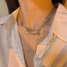切葉蟻甜酷星星項鏈女ins嘻哈配飾小眾設計感鎖骨鏈潮冷淡風(fēng) 雙星星項鏈（甜酷辣妹） 曬單實(shí)拍圖
