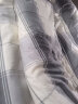 名创优品（MINISO）抑菌全棉四件套加厚100%棉床单被套摩卡咖格 200*230cm 实拍图