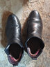 奧康棉皮鞋男士冬季保暖加絨棉靴高幫棉鞋潮流馬丁靴真皮切爾西靴男靴 黑色加絨1215011017N 42 曬單實(shí)拍圖