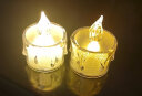 以典蜡烛灯浪漫结婚礼装饰用品创意生日布置惊喜求爱表白led电子蜡烛 3.6*5CM(AG10)2个装 暖白光 实拍图
