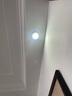 燈諾堡LED筒燈家用客廳吊頂孔燈玄關(guān)天花走廊嵌入式三色變光射燈牛眼燈 鋁材白+金5w開孔65-85白+暖+自然 曬單實拍圖