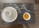 九土中式粗陶茶盤(pán)禪意茶道配件干泡盤(pán)家用壺承小號茶具配件茶托盤(pán) 方盤(pán) 曬單實(shí)拍圖