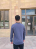 賓克萊長(cháng)袖T恤男春秋商務(wù)休閑t恤衫純色純棉翻領(lǐng)中青年體恤男裝長(cháng)袖秋冬 128深灰色 M (推薦體重100-115斤) 曬單實(shí)拍圖