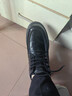 森達休閑皮鞋男牛皮保暖系帶復古休閑鞋JDZ11DM4 黑色 43 曬單實(shí)拍圖