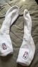 NBA SK15-247NBA高邦刺繡襪子2雙裝體育運動(dòng)襪籃球襪男襪 運動(dòng)配飾 白色*2 26-28CM 曬單實(shí)拍圖