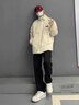 棉衣男秋冬雙面穿立領(lǐng)情侶外套棉服加厚保暖百搭大碼棉襖面包服 藍(lán)色 L 曬單實拍圖