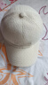 紅蜻蜓帽子女秋冬季韓版ins寬檐顯臉小鴨舌帽保暖防風(fēng)棒球帽加絨帽子男 米色 均碼 帽圍（56-60CM） 曬單實(shí)拍圖
