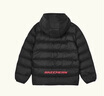Skechers斯凱奇小暖寶羽絨服男女童輕薄秋冬季新款兒童連帽外套L424K061 碳黑/0018 160 cm 曬單實(shí)拍圖