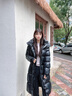 高梵黑金鵝絨服黑珍珠4.0大6格2024新款男女同款長(cháng)款羽絨服 高定巴黎黑【男女同款】 S 【165/鵝絨348克】 曬單實(shí)拍圖
