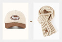 蘇木佰2025新款兒童帽子秋冬羊羔絨保暖棒球帽男女童寶寶冬季鴨舌帽禮物 咖啡色（帽子+圍巾） 均碼【50-54CM 建議2-8歲】 曬單實(shí)拍圖