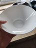 玉蝶景德鎮(zhèn)陶瓷碗家用吃飯大號(hào)湯碗面碗日式白色斗笠碗骨瓷米飯碗深盤 7英寸4個(gè)裝（推薦大面碗） 曬單實(shí)拍圖