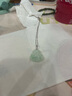 芙蕖S925銀小號(hào)吊墜扣頭玉墜扣扣子diy翡翠吊墜扣銀扣頭項(xiàng)鏈 針扣白金色 曬單實(shí)拍圖