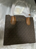 迈克.科尔斯（MICHAEL KORS）MK女包 Mercer风琴包手提单肩斜挎包 中号 35S1GM9M2B BROWN 实拍图