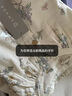 嫚熙（EMXEE）春秋月子服孕婦哺乳睡衣產(chǎn)后彈力絲麻棉透氣舒適夏季薄款家居服XL 曬單實(shí)拍圖