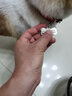 激光定制狗項圈狗牌身份牌定做刻字狗狗飾品寵物名牌貓吊牌DIY 銀色骨頭形 小型犬 曬單實拍圖