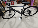 福特YM200公路自行車(chē)成年人男女中學(xué)生平把彎把鋁合金變速運動(dòng)單車(chē) 直把/騎士灰 8速 L碼 建議【175-195cm】 曬單實(shí)拍圖