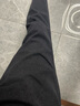 MULONG PRO 毛呢休閑長(cháng)褲男士秋冬高端免燙顯瘦小腳褲修身百搭松緊腰錐形褲  深灰色 32 曬單實(shí)拍圖