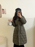 NEPA耐葩24秋冬新品女士羽絨服中長款簡約可脫卸帽羽絨夾克7K82049 深卡其色K04 S 165/88A 曬單實拍圖