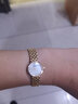 天梭（TISSOT）【官方授權店】 瑞士手表 小可愛(ài)系列小方表樂(lè )愛(ài)1853石英女表 貝母玫瑰金T058.009.33.111.00 曬單實(shí)拍圖
