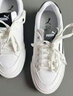 彪馬（PUMA）經(jīng)典熊貓配色帆布小白鞋男女休閑運動(dòng)鞋COURT 396353 白-黑色-02 38 曬單實(shí)拍圖