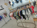 桃幽服裝展示架服裝店展示架服裝店展示架不銹鋼掛衣架橢圓形中島架簡 不銹鋼橢圓中島長180高160 曬單實拍圖