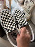 VANS范斯官方 Slip-On黑白棋盤格一腳蹬職業(yè)滑板鞋滑板初學者低幫 黑白棋盤格 39 曬單實拍圖