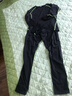 YIPAI兒童緊身衣訓練服男女籃球服足球跑步運動(dòng)訓練打底速干小孩健身衣 (黑色外套+黑綠加絨)四件套 S碼/155-160,80-90斤左右 曬單實(shí)拍圖