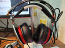 西伯利亚(XIBERIA)K5 电竞游戏耳机头戴式 电脑耳麦带麦  吃鸡耳机7.1声道 铁灰红 晒单实拍图