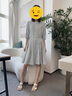亦朵高級感超好看連衣裙2024女夏季新款小個子高級感穿搭顯瘦氣質(zhì)裙子 云母灰 M 曬單實拍圖