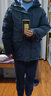 君羽戶(hù)外羽絨服男中長(zhǎng)款800蓬白鵝絨連帽加厚防水鵝絨服G52177 深藍(lán)色 L （推薦141-155斤） 曬單實(shí)拍圖
