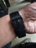 適配Jeep吉普黑騎士智能JP152 華為GT3Pro男尼龍帆布手表帶配件 黑色原線(xiàn) 黑色針扣 22mm 曬單實(shí)拍圖
