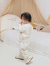 幼歌（YOUGE）嬰幼兒2024新款親膚透氣圓領(lǐng)T恤甜美碎花燈籠褲套裝潮 連翹黃褲子（66-90兩用襠） 90 cm 曬單實(shí)拍圖