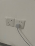 施耐德電氣 錯位五孔插座十支裝 86型暗裝斜5孔插座面板套裝 睿意系列 白色 曬單實(shí)拍圖