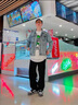 花花公子（PLAYBOY）煙灰色牛仔褲男款春2025夏季新款美式寬松直筒休閑長褲子復(fù)古潮牌 ME黑色 L【身高165-185CM體重110-130斤 曬單實拍圖