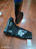 回力雨鞋男士款雨靴水鞋靴戶(hù)外防水防滑牛筋底橡塑膠防水防滑鞋套鞋 中筒黑色HL818 40 曬單實(shí)拍圖
