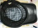 歐珊真皮帽牛羊皮平頂帽秋冬季男女可調節鴨舌帽子父親爺爺帽保暖帽子 黑色 均碼 曬單實(shí)拍圖